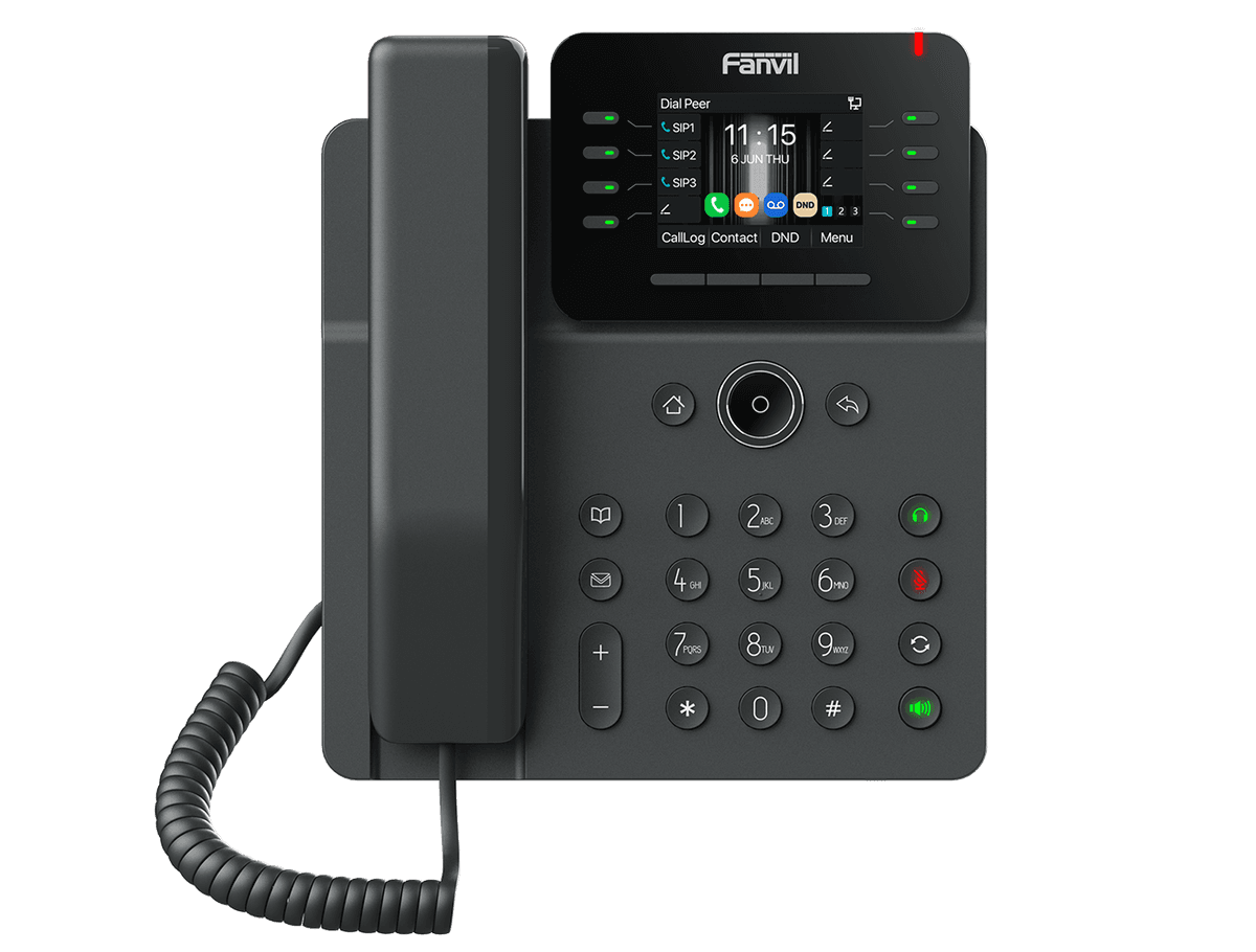טלפון Fanvil V62G W — דגם משרדי עם WiFi כפול־תחום מובנה