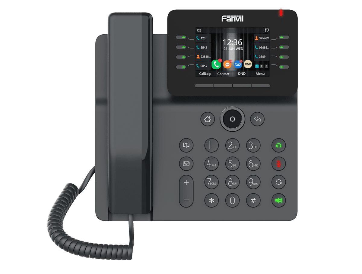טלפון Fanvil V64 — דגם פרו עם WiFi ו-Bluetooth מובנים