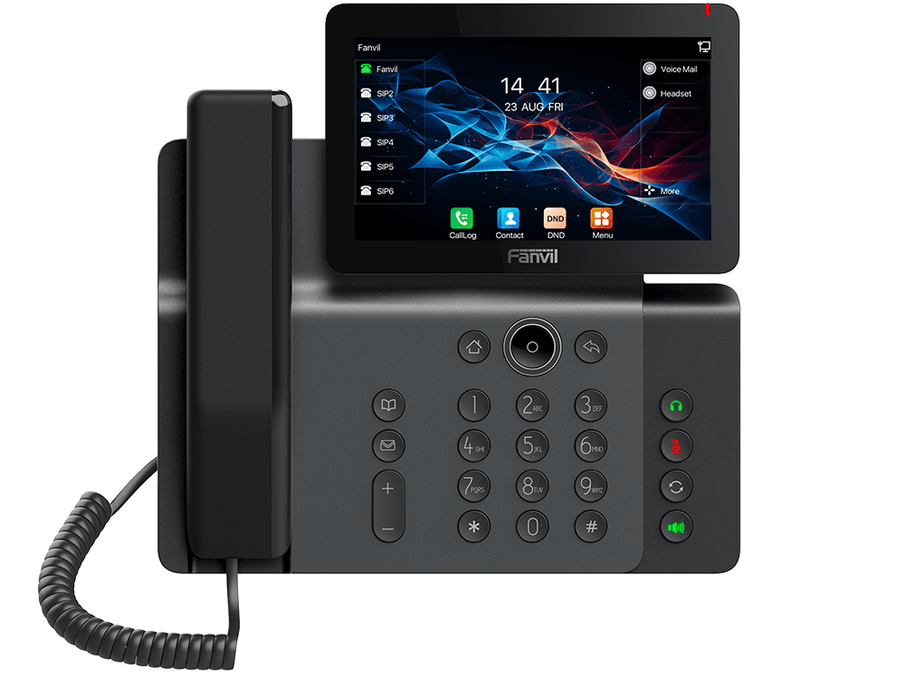 טלפון Fanvil V66 — מסך מגע 7 אינץ׳ עם WiFi 6